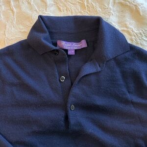 S O L D! Navy Blue Cashmere Sweater by Ralph Lauren Purple Label